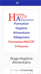 Mobile Screenshot of hygiene-alimentaire-haccp.com