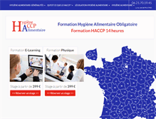 Tablet Screenshot of hygiene-alimentaire-haccp.com